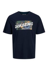 Jack & Jones - Jack&Jones T-Shirt Hawaii 12269324 Granatowy Standard Fit. Kolor: niebieski. Materiał: bawełna #5