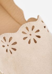 Born2be - Beżowe Espadryle Undefeatability. Okazja: na co dzień. Kolor: beżowy. Wzór: ażurowy. Styl: boho, elegancki, casual #5