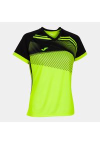 Joma - Koszulka do piłki nożnej damska Supernova II. Kolor: czarny, wielokolorowy, żółty. Sport: piłka nożna