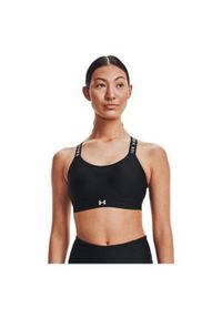 Stanik fitness cardio Under Armour Infinity High. Kolor: czarny. Sport: fitness