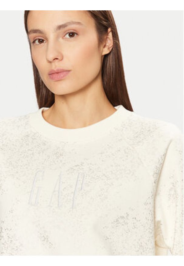GAP - Gap Bluza 588019-04 Écru Relaxed Fit. Materiał: bawełna