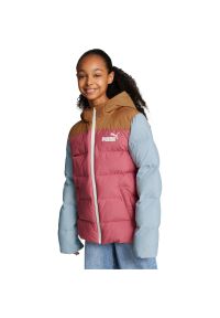 Kurtka dla dzieci Puma Colourblock. Kolor: wielokolorowy. Materiał: poliester, materiał, puch. Styl: sportowy #1