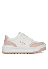 Sneakersy Calvin Klein Jeans. Kolor: biały