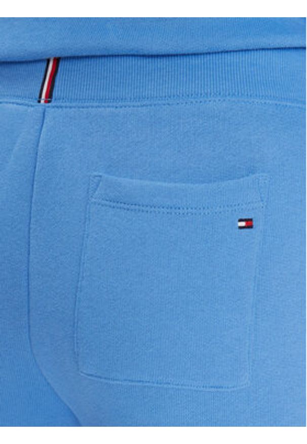 TOMMY HILFIGER - Tommy Hilfiger Spodnie dresowe 1985 Tapered Mini Corp Swtpants WW0WW38690 Niebieski Regular Fit. Kolor: niebieski. Materiał: syntetyk, bawełna