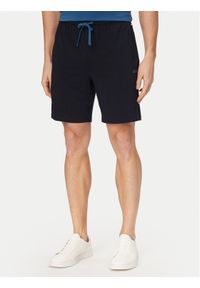 BOSS Szorty sportowe Mix&Match 50515314 Granatowy Regular Fit. Kolor: niebieski. Materiał: bawełna. Styl: sportowy #1