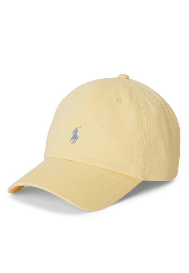 Polo Ralph Lauren Czapka z daszkiem 3,22786E+11 Żółty. Kolor: żółty. Materiał: bawełna