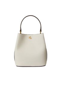 Lauren Ralph Lauren - LAUREN RALPH LAUREN Torebka 431969365018 Kremowy. Kolor: kremowy. Materiał: skórzane #6