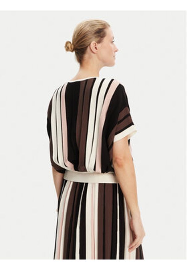 Weekend Max Mara Sweter Pegola 2525366101 Brązowy Regular Fit. Kolor: brązowy. Materiał: wiskoza