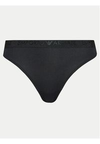 Emporio Armani Underwear Komplet 2 par stringów 163333 4R235 00020 Czarny. Kolor: czarny. Materiał: syntetyk
