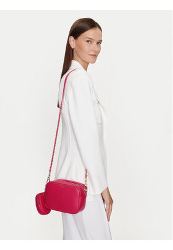 Steve Madden Torebka Bines Crossbody SM13001411-02002-PNK Różowy. Kolor: różowy. Materiał: skórzane