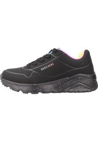 skechers - Buty do chodzenia dla dzieci Skechers Uno Lite Rainbow Speckle. Okazja: na co dzień. Zapięcie: sznurówki. Kolor: czarny. Materiał: materiał, syntetyk. Szerokość cholewki: normalna. Sport: turystyka piesza #2