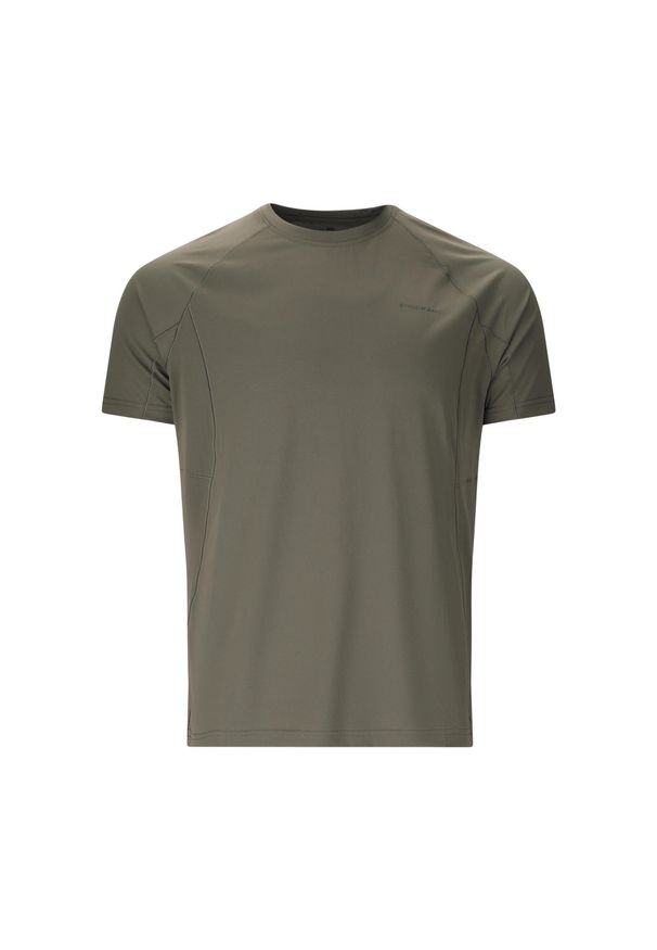 ENDURANCE - Koszulka Endurance Abia. Kolor: beżowy, wielokolorowy, brązowy. Sport: fitness