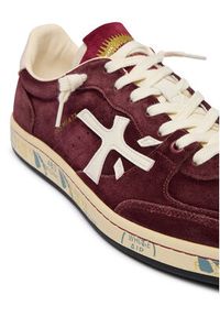 Premiata Sneakersy BSKT CLAY VAR 7707 Bordowy. Kolor: czerwony. Materiał: skóra #4