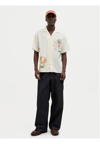 Jack & Jones Koszula Luke 12271108 Écru Relaxed Fit. Materiał: bawełna #2