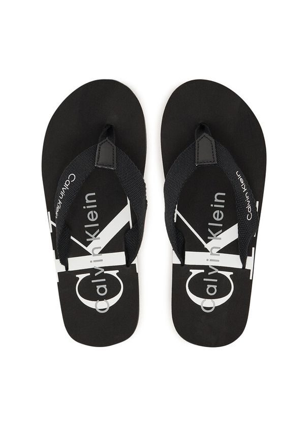 Japonki Calvin Klein. Kolor: czarny