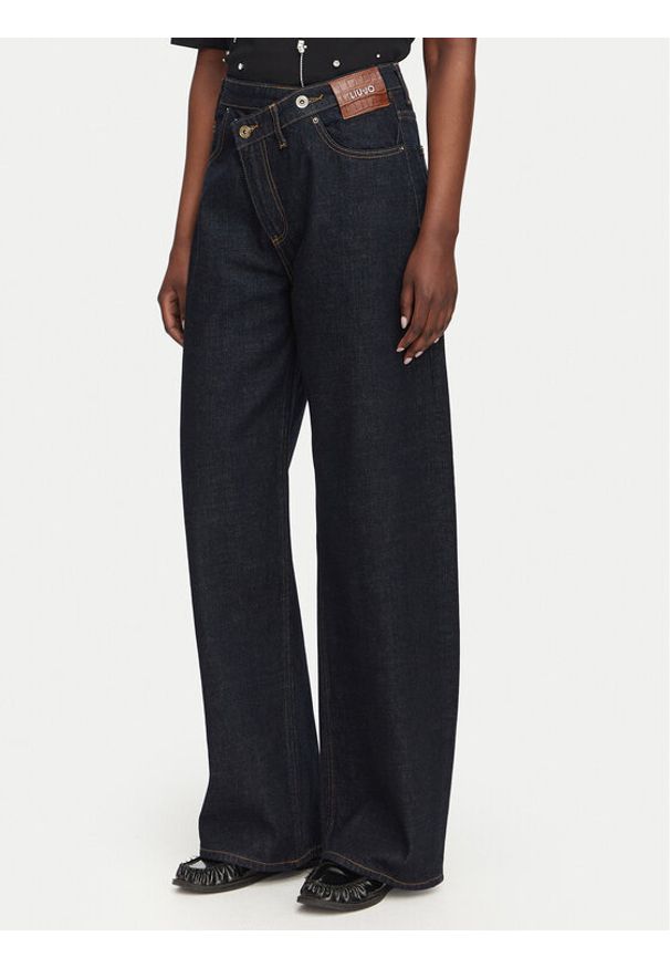 Liu Jo Jeansy UF6160 D4854 Granatowy Straight Fit. Kolor: niebieski
