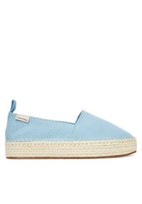 Calvin Klein Jeans Espadryle Platform Espadrille Ml Cs YW0YW01871 Błękitny. Kolor: niebieski. Materiał: materiał. Obcas: na platformie