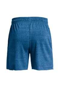 Spodnie treningowe męskie Under Armour 1382427406. Kolor: niebieski. Długość: krótkie