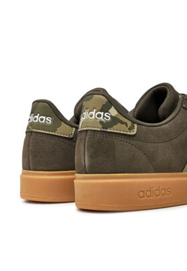 Adidas - adidas Sneakersy Grand Court 2.0 IH7768 Brązowy. Kolor: brązowy. Materiał: skóra