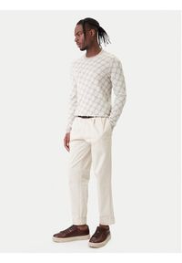 JOOP! Sweter 13Ravorono 10100436 30102137 Écru Regular Fit. Materiał: bawełna #3