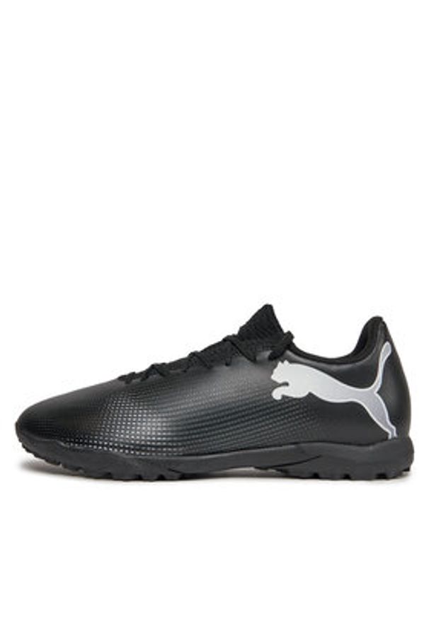 Puma Buty do piłki nożnej Future 7 Play Tt 107726 02 Czarny. Kolor: czarny. Materiał: skóra