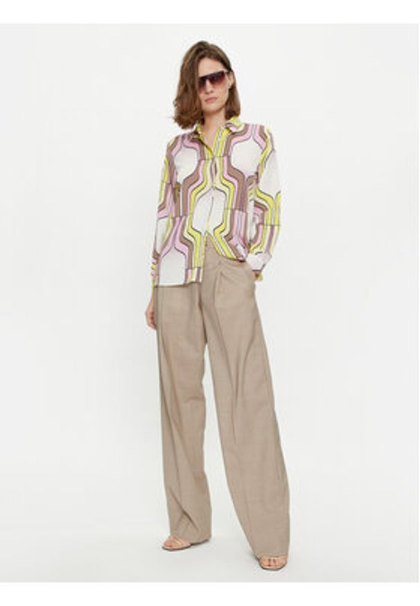 Marella Koszula Sirena 2413111033 Różowy Regular Fit. Kolor: różowy. Materiał: syntetyk