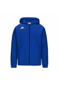 Kurtka z dresu Kappa Grevolo. Kolor: niebieski. Materiał: dresówka. Sport: piłka nożna, fitness #1