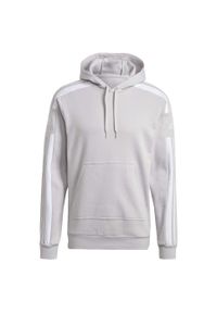 Adidas - Bluza piłkarska męska adidas Squadra 21 Sweat Hoody. Typ kołnierza: kaptur. Kolor: szary. Sport: piłka nożna