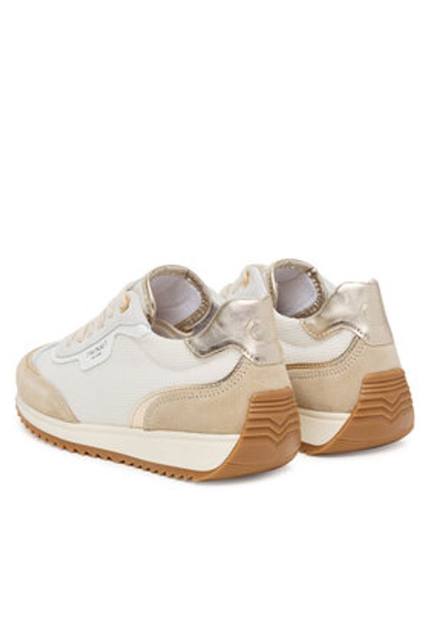 TwinSet - TWINSET Sneakersy 252TCP028 Biały. Kolor: biały. Materiał: zamsz, skóra