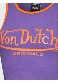 Von Dutch Top Ashley 6 231 043 Fioletowy Slim Fit. Kolor: fioletowy. Materiał: bawełna
