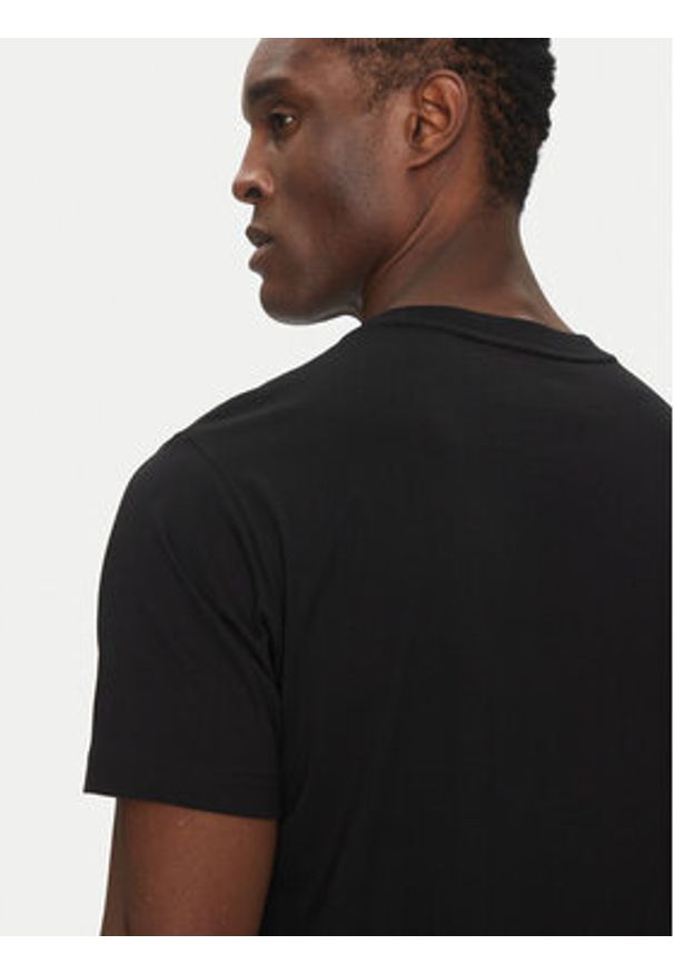 John Richmond T-Shirt UMP25020TS Czarny Regular Fit. Kolor: czarny. Materiał: bawełna