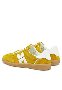 Elisabetta Franchi Sneakersy SA-51G-51E2-V400 Żółty. Kolor: żółty. Materiał: zamsz, skóra #5