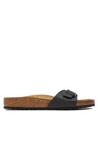 Birkenstock Klapki Madrid 0040791 Czarny. Kolor: czarny. Materiał: skóra #1