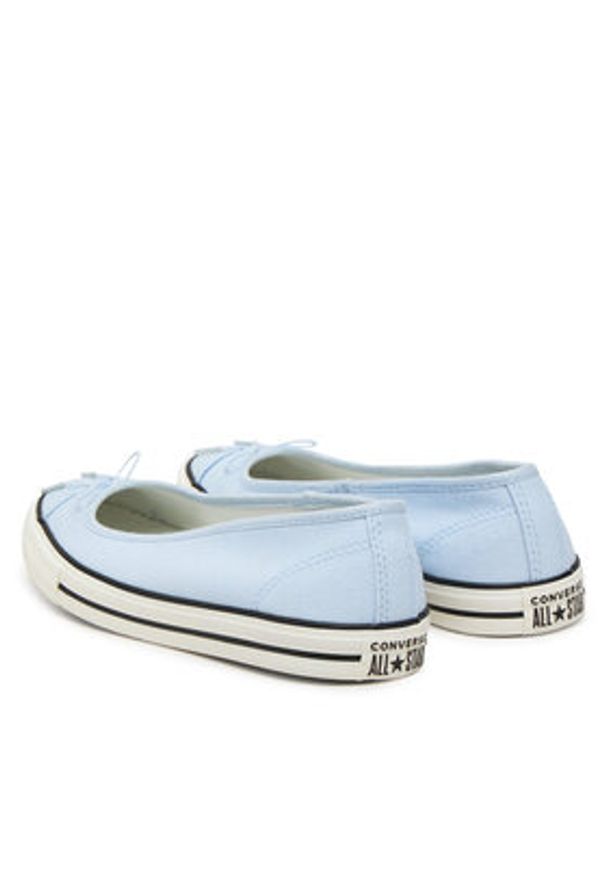 Converse Baleriny Chuck Taylor All Star Dainty A16215C Niebieski. Kolor: niebieski. Materiał: materiał
