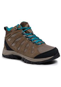 columbia - Columbia Trekkingi Redmond III Mid Waterproof BL0168 Brązowy. Kolor: brązowy. Materiał: zamsz, skóra #5