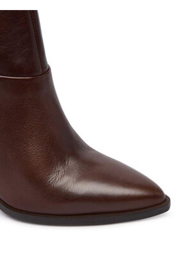 Bronx Kozaki 14410-V Brązowy. Kolor: brązowy. Materiał: skóra