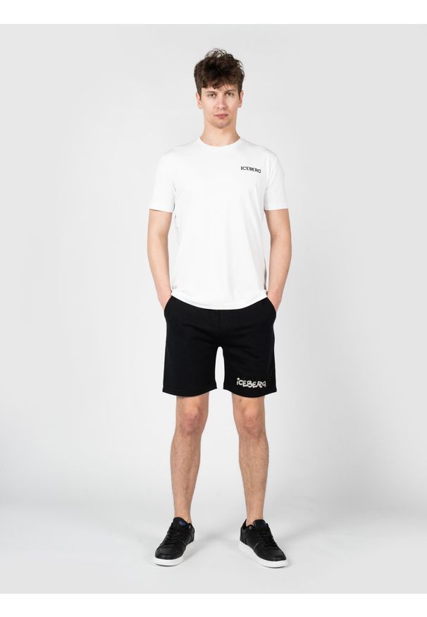 Iceberg T-Shirt | F0256307 | Mężczyzna | Biały. Okazja: na co dzień. Kolor: biały. Materiał: bawełna. Styl: klasyczny, casual, elegancki