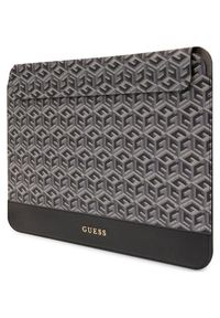 Guess GCube Stripes Computer Sleeve 14'' (Czarny). Kolor: czarny. Materiał: materiał, skóra ekologiczna. Wzór: aplikacja. Styl: elegancki #1