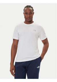 The North Face T-Shirt NSE Box NF0A8C4V Biały Regular Fit. Kolor: biały. Materiał: bawełna