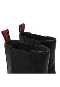 Tommy Jeans Botki Color Outsole EN0EN02160 Czarny. Kolor: czarny. Materiał: skóra #6