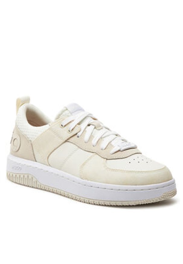Hugo Sneakersy Kilian Tenn Dnmpu 50517155 Écru. Materiał: skóra