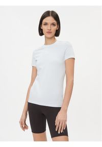 Puma T-Shirt Classics 535610 Błękitny Tight Fit. Kolor: niebieski. Materiał: bawełna #1