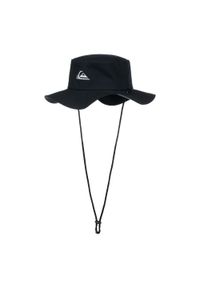 Quiksilver - Kapelusz typu boonie safari dla Mężczyzn BUSHMASTER Czarny. Kolor: brązowy, zielony, wielokolorowy. Materiał: materiał, bawełna. Wzór: haft