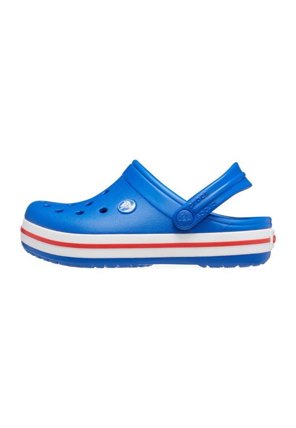 Buty do chodzenia niemowlęce Crocs Crocband Clog. Kolor: niebieski. Materiał: syntetyk, materiał. Styl: sportowy