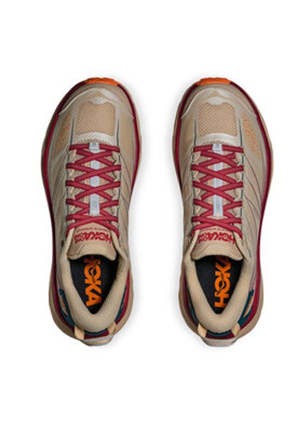 HOKA - Hoka Sneakersy Mafate Speed 2 1126851 Beżowy. Kolor: beżowy. Materiał: materiał