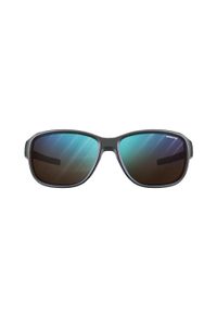 JULBO - Okulary przeciwsłoneczne górskie z fotochromem Julbo Montebianco 2 Reactiv 2-4. Kolor: fioletowy, wielokolorowy, czarny. Sport: turystyka piesza