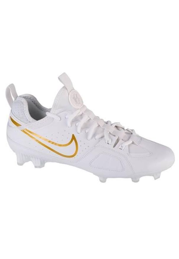 Buty piłkarskie męskie Nike Huarache 9 Varsity Lax. Zapięcie: sznurówki. Kolor: biały. Materiał: syntetyk, tkanina, materiał. Szerokość cholewki: normalna. Model: Nike Huarache. Sport: piłka nożna