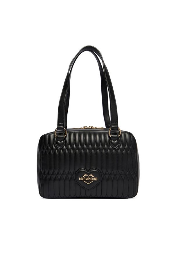 Love Moschino - LOVE MOSCHINO Torebka JC4034PP1OLJ0000 Czarny. Kolor: czarny. Materiał: skórzane