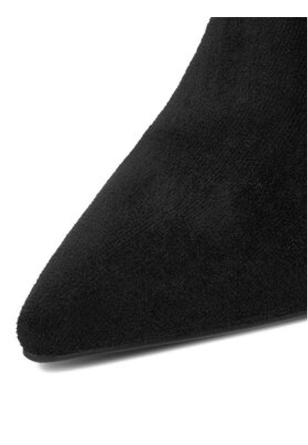 DeeZee Botki P5103 Czarny. Kolor: czarny. Materiał: materiał