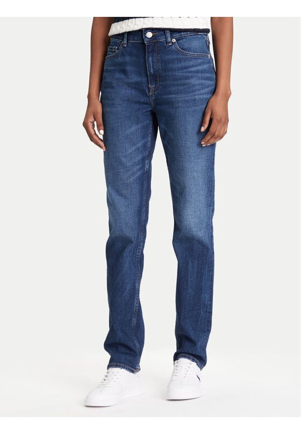TOMMY HILFIGER - Tommy Hilfiger Jeansy WW0WW45684 Niebieski Slim Fit. Kolor: niebieski